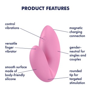 Satisfyer Love Riot Finger Stimulator - Pink