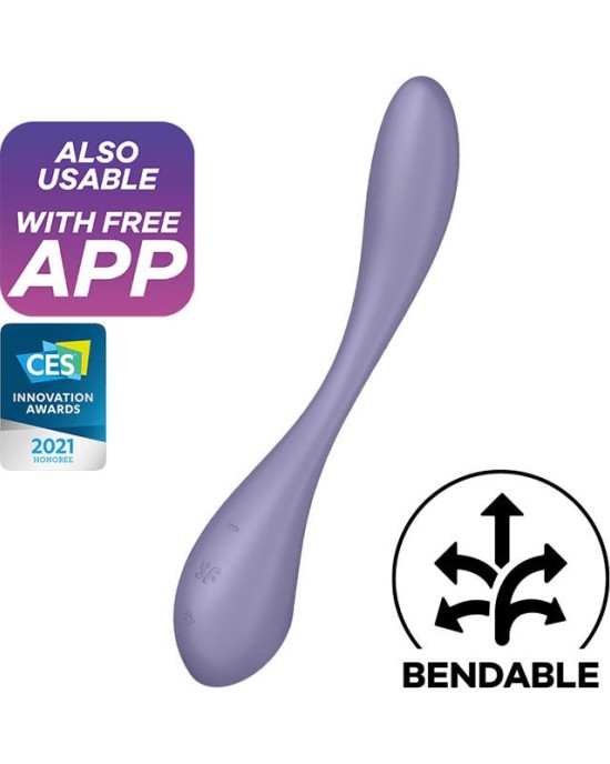 Satisfyer G-Spot Flex 5 - Vibrator with App Control - Lilac