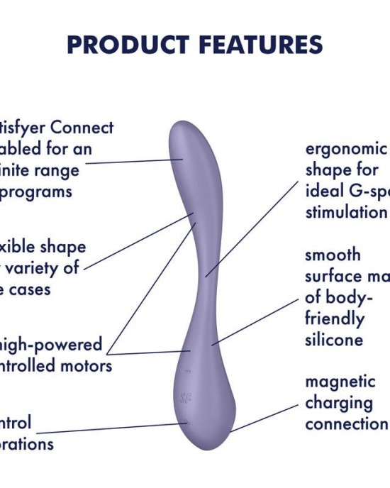 Satisfyer G-Spot Flex 5 - Vibrator with App Control - Lilac