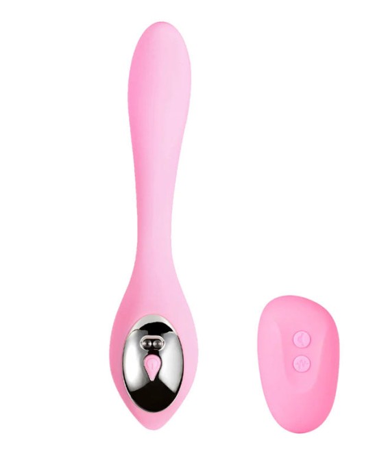 Maia Harmonie Bendable Vibrator with Wireless Remote - Pink