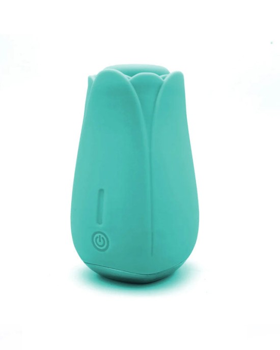 Tulip Pro 15 Function Pulsating Sucking Clitoral Stimulator - Teal