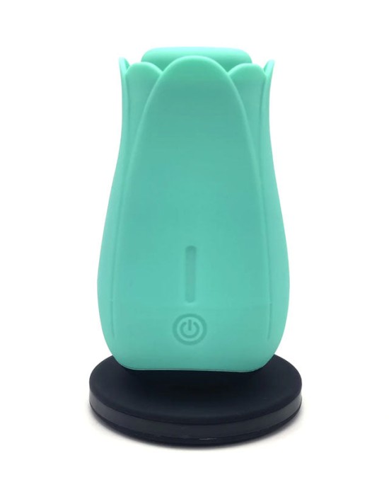 Tulip Pro 15 Function Pulsating Sucking Clitoral Stimulator - Teal