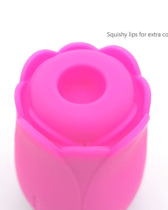 Tulip Pro 15 Function Pulsating Sucking Clitoral Stimulator - Pink