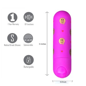 Maia Giggly Super Charged Mini Bullet - Pink