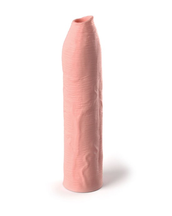 Fantasy X-Tensions Elite 7 Inch Uncut Silicone Penis Enhancer - Flesh