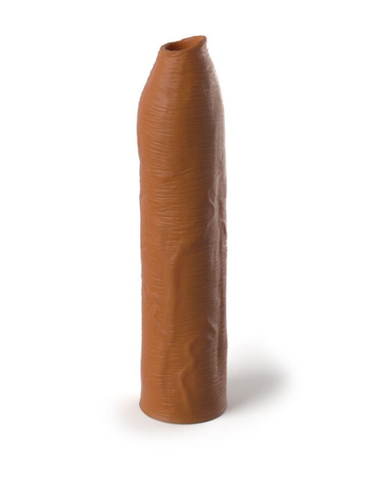 Fantasy X-Tensions Elite Uncut Silicone 7 Inch Penis Enhancer - Tan