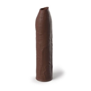 Fantasy X-Tensions Elite 7 Inch Uncut Silicone Penis Enhancer - Brown