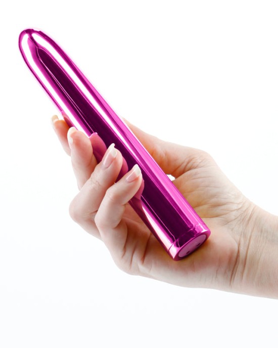 Chroma 7 Inch Metallic Vibrator - Pink