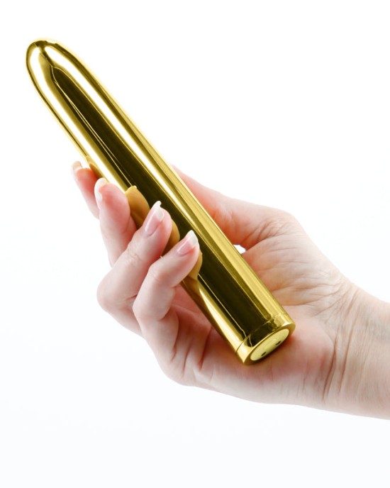 Chroma 7 Inch Metallic Vibrator - Gold