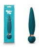 Sugar Pop Twist Textured Gyrating Massage Wand - Teal