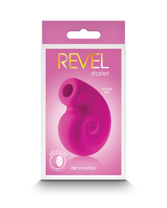 Revel Starlet Palm-Sized Air Pulse Stimulator - Pink