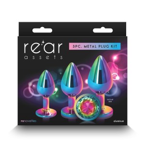 Rear Assets Multi-Colour Rainbow Round Trainer Kit - Set of 3