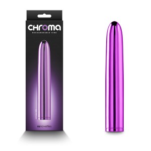 Chroma 7 Inch Metallic Vibrator - Purple