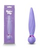 Sugar Pop Twist Textured Gyrating Massage Wand - Purple