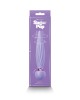 Sugar Pop Twist Textured Gyrating Massage Wand - Purple