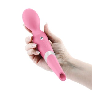 Sugar Pop Aurora 2-in-1 Air Pulse Wand Massager - Pink