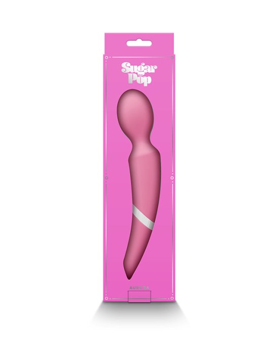 Sugar Pop Aurora 2-in-1 Air Pulse Wand Massager - Pink