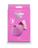 Sugar Pop Jewel Discrete Air Pulse Stimulator with Cover - Pink