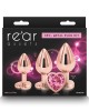 Rear Assets Rose Gold Heart Pink Gem Trainer Kit - Set of 3