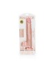 RealRock 12 Inch Straight Realistic Dildo with Balls - Flesh