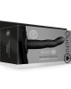 Ouch! Curved 8 Inch Hollow Strap-On - Black