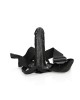 RealRock 6 Inch Hollow Strap-On - Black