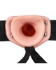 RealRock 8 Inch Hollow Strap-On - Flesh