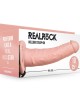 RealRock 10 Inch Hollow Strap-On - Flesh