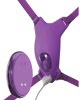 Fantasy For Her Ultimate Butterfly Strap-On Stimulator - Purple