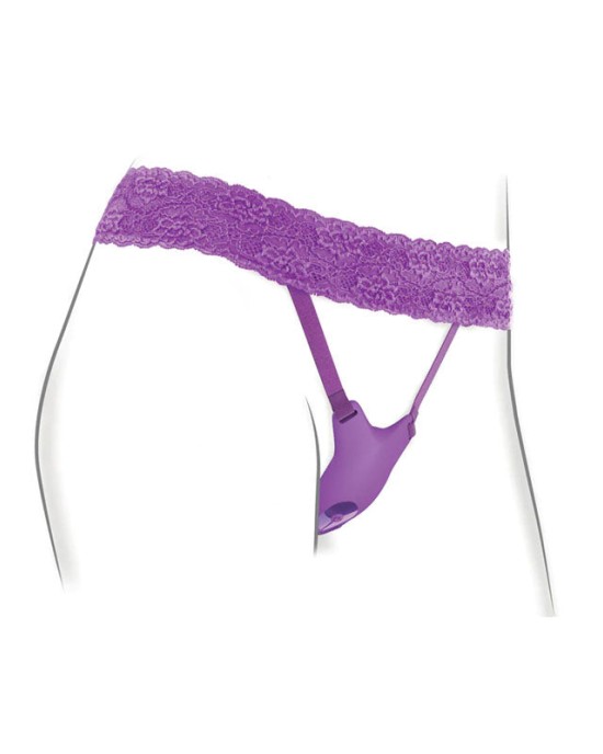 Fantasy For Her Ultimate G-Spot Butterfly Strap-On - Purple