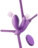 Fantasy For Her Ultimate G-Spot Butterfly Strap-On - Purple