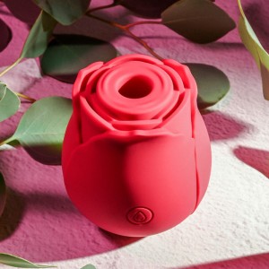 Adam & Eve Eves Ravishing Rose Clit Pleaser - Red