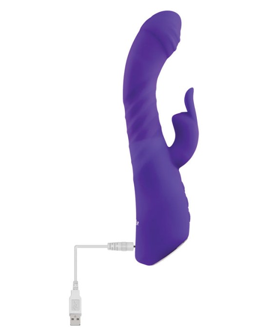 Adam & Eve Eve's Posh Thrusting Warming Rabbit - Purple