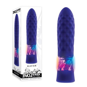 Evolved Raver - Blue Mini Vibrator