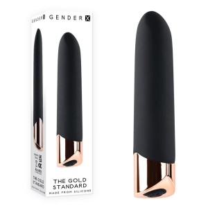 Gender X The Gold Standard Bullet - Black/Rose Gold