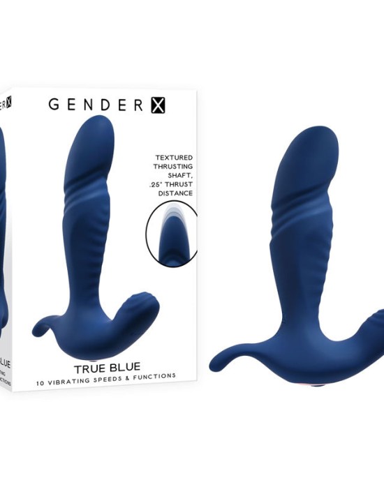 Gender X True Blue - Thrusting Prostate Massager