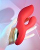 Adam & Eve Eve's Big Curvy G Rabbit Vibrator - Red