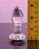 Adam & Eve Small Pink Gem Glass Plug