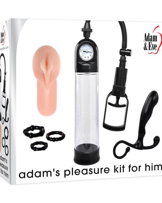 Adam & Eve Adams Pleasure Kit For Him - 5 Piece Set