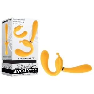 Evolved The Monarch - Yellow Multi Use Couples Vibrator