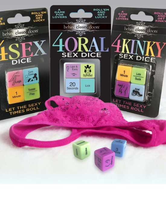 Behind Closed Doors - 4 Kinky Sex Dice