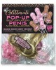 Glitterati Pop-Up Self Inflating Penis Mini-Balloons - 6 Pack