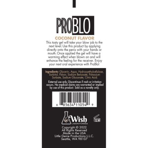 ProBlo Oral Pleasure Gel - Coconut Flavoured - 29ml