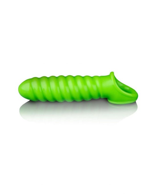 Ouch! Glow In The Dark Swirl Stretchy Penis Sleeve