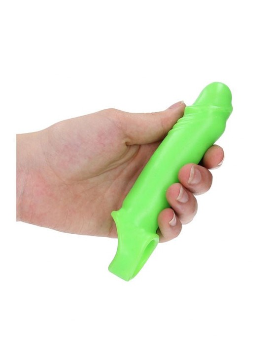 Ouch! Glow In The Dark Smooth Stretchy Penis Sleeve