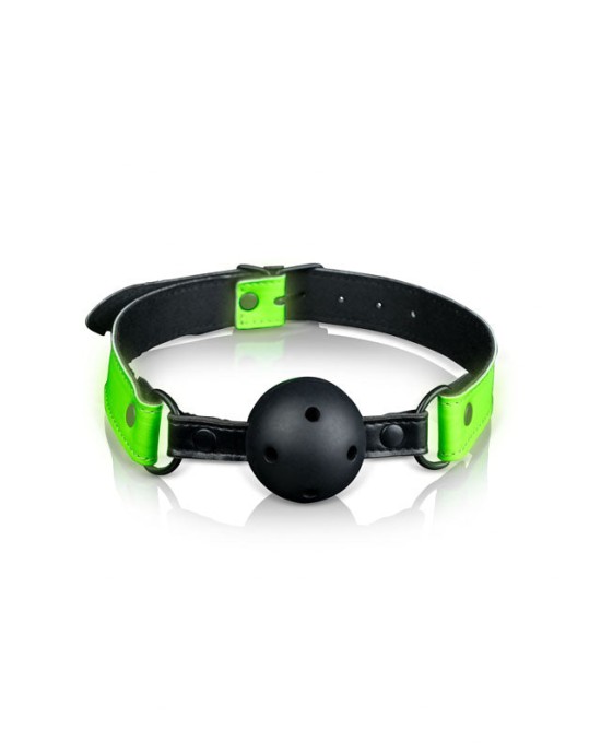 Ouch! Glow In The Dark Breathable Ball Gag