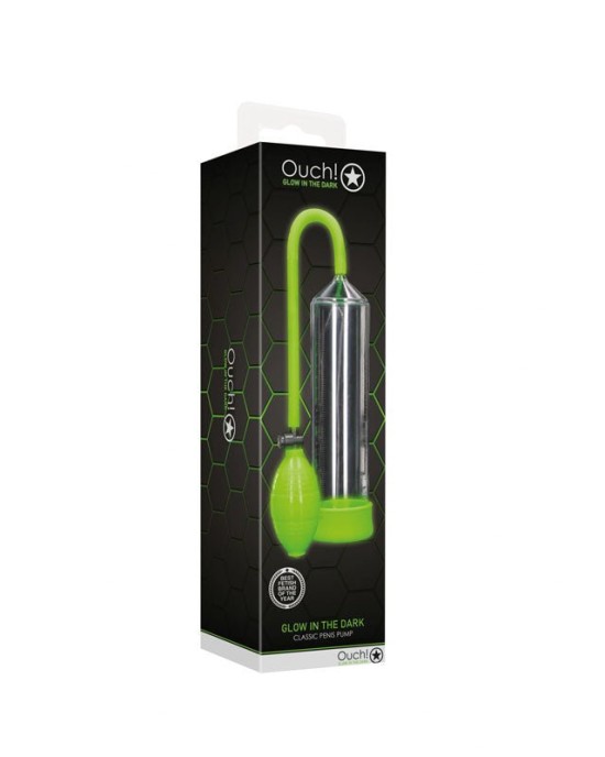 Ouch! Glow In The Dark Classic Penis Pump