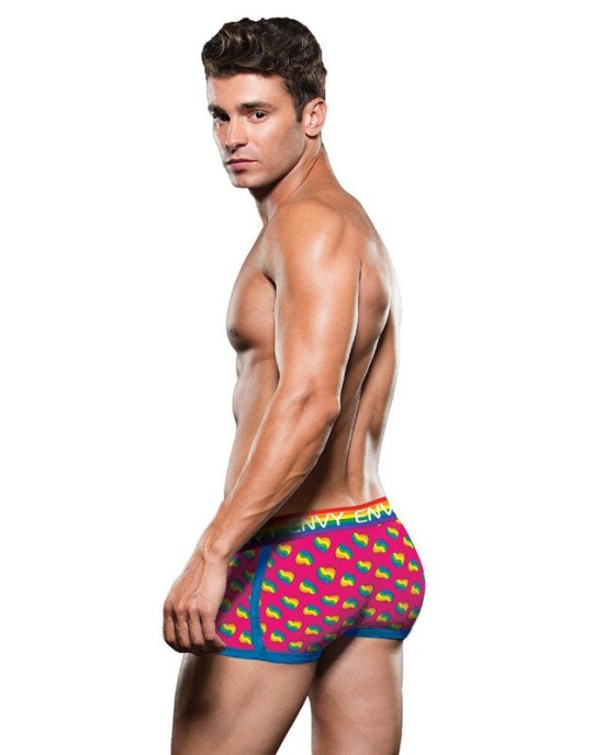 Envy Rainbow Hearts Trunk - Rainbow - L/XL