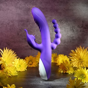 Evolved Lick Me Triple Stim Vibrator - Purple