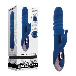 Evolved The Ringer Rabbit Vibrator - Blue